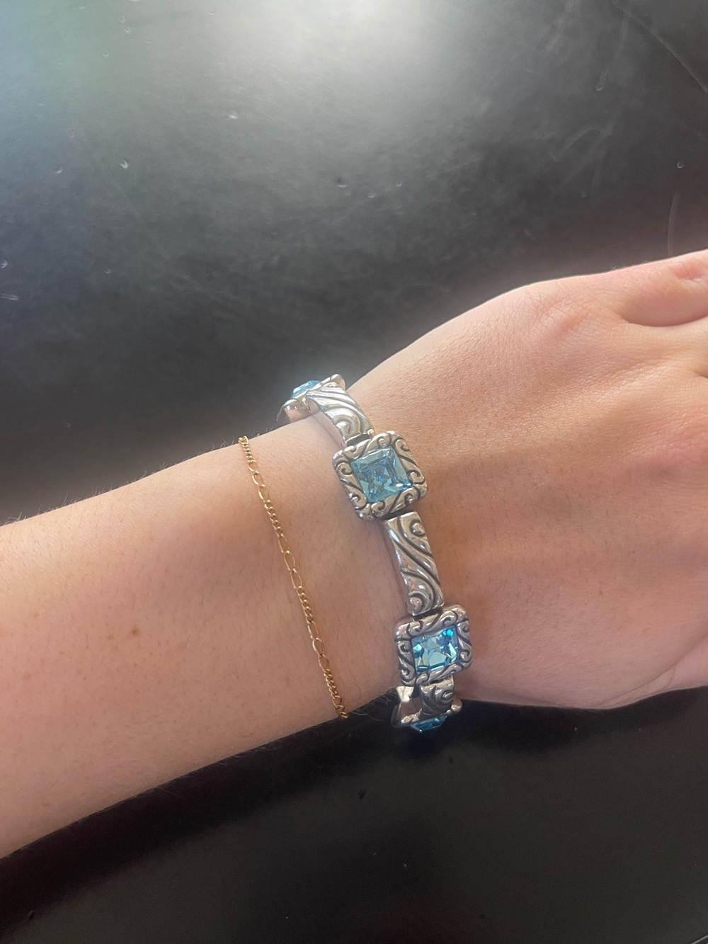 Brighton Blue Gem Bracelet